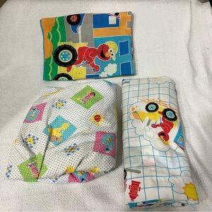 Vintage Sesame Street Sheet Set Toddler/ Crib
